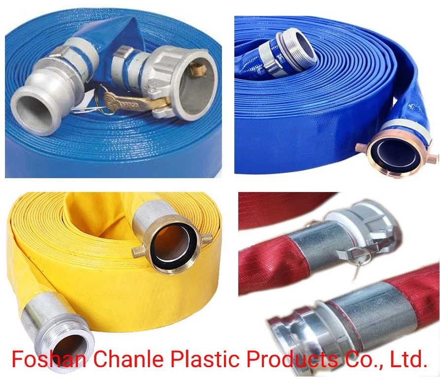3/4"--16"UV Stabilised PVC Agricultural Irrigation Water Discharge Sunny Layflat Hose