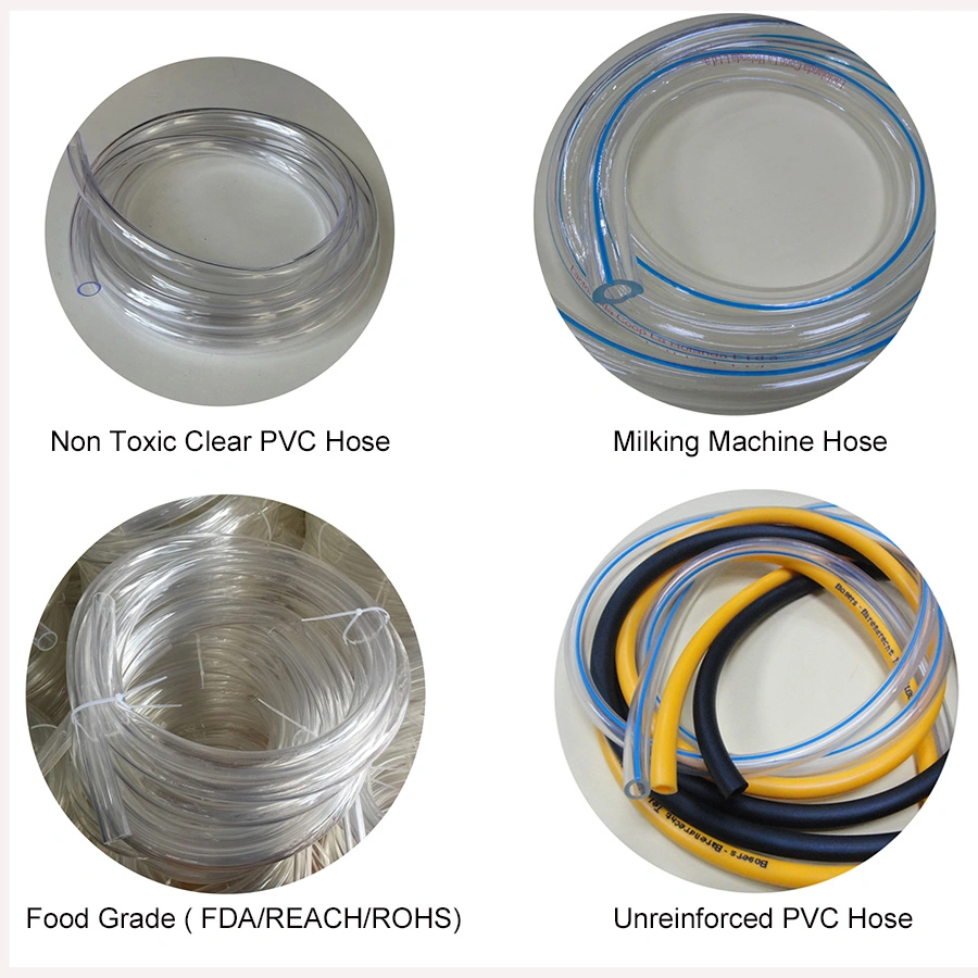 Food Grade FDA Reach Clear Vinyl Tubing Hose Transparent Clear PVC Hose