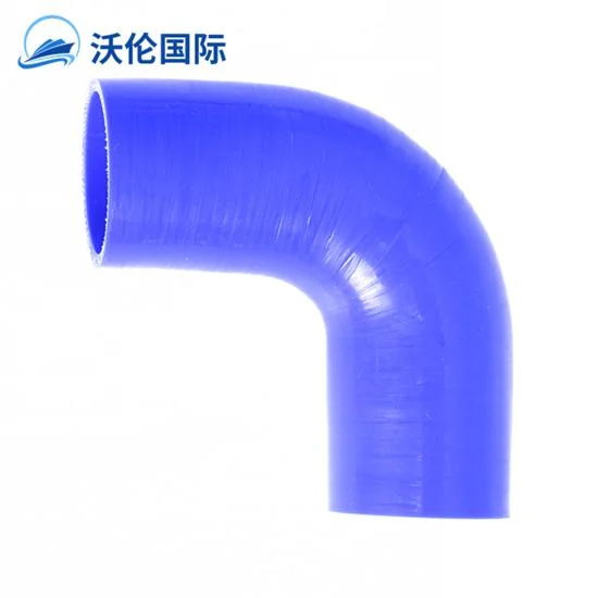 Universal Blue 60mm Silicone Hose for Car 2 3/8" 90-Degree Silicone Intake Hose Made in Wolun