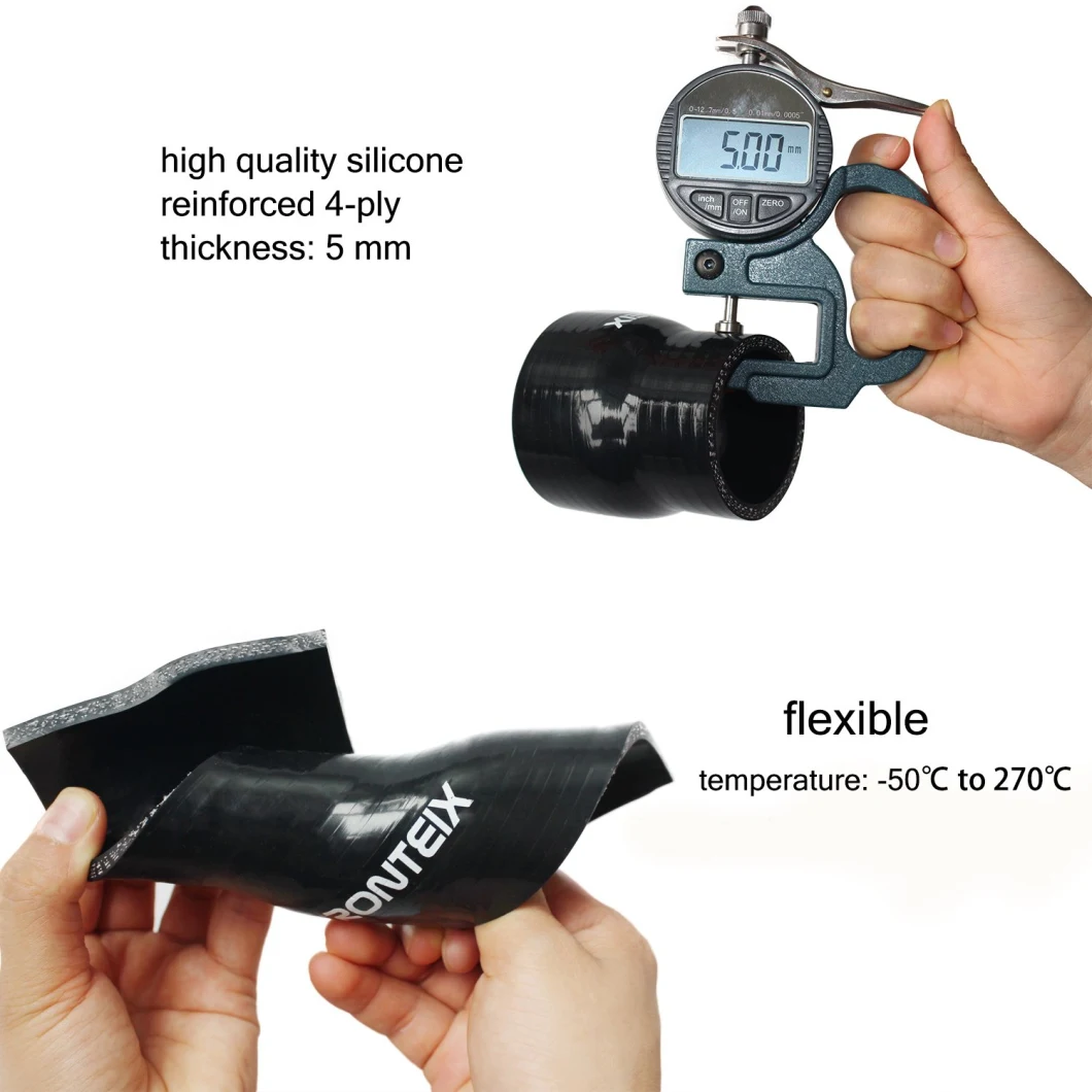 High Pressure Flexible Universal Colorful Silicone Vacuum Hose