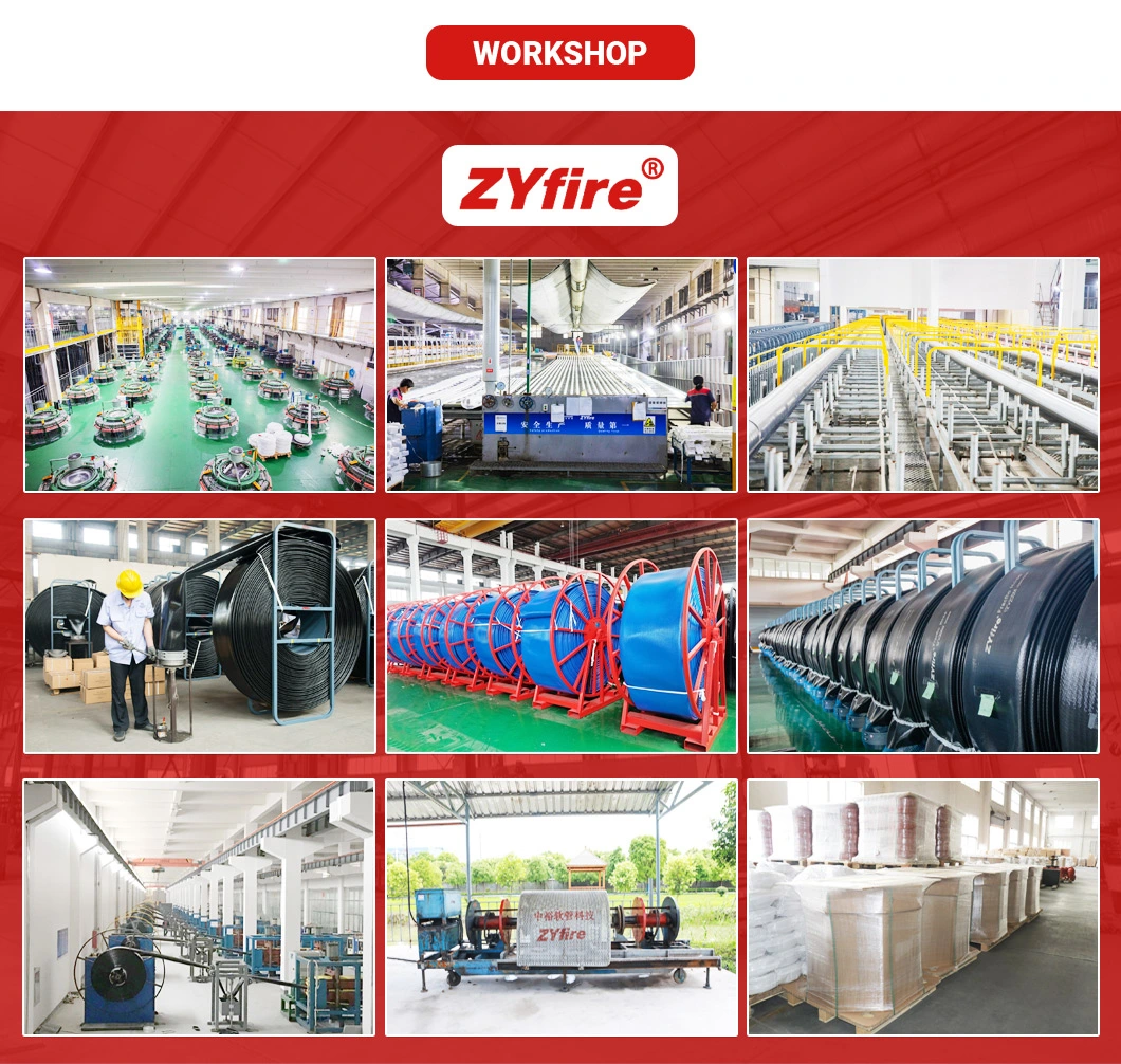 2"-10" Diameter Manufacturers Zyfire TPR Covered Suction Water Hose/Corrugated Pipe