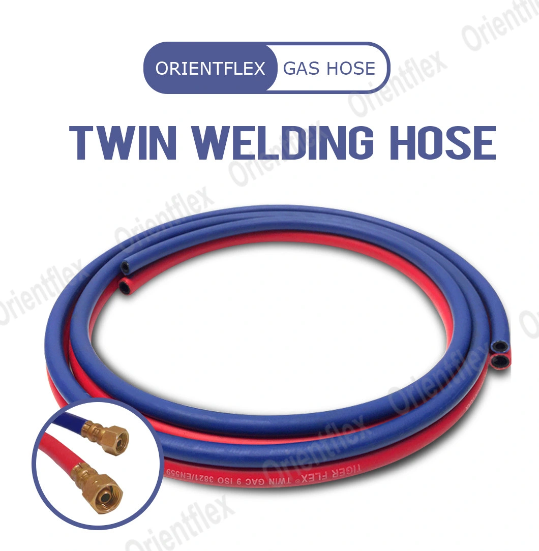 High Quality Industrial Rubber Twin Welding Oxy Torch Acetylene Hose