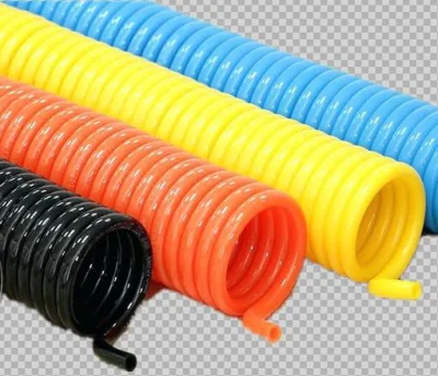 Tubo de mangueira de ar espiral flexível pneumático de poliuretano 8 mm X 5 mm